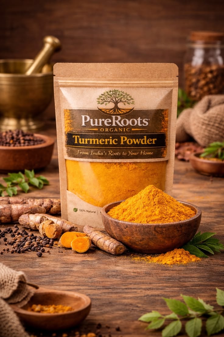 Turmeric -- sun-dried, not oven-dried